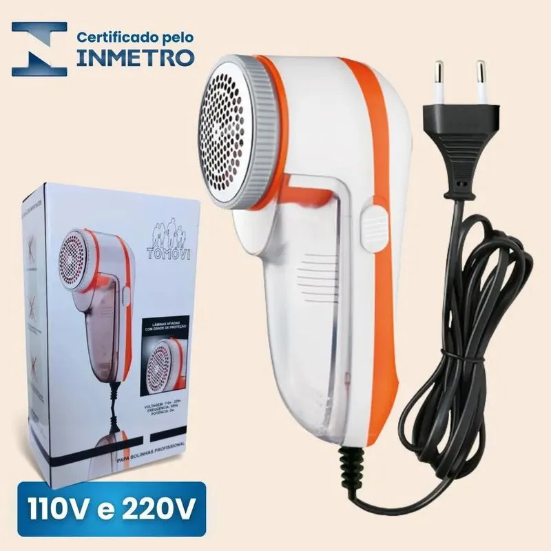 Papa Bolinha Elétrico Profissional Grande Com Fio Inmetro -