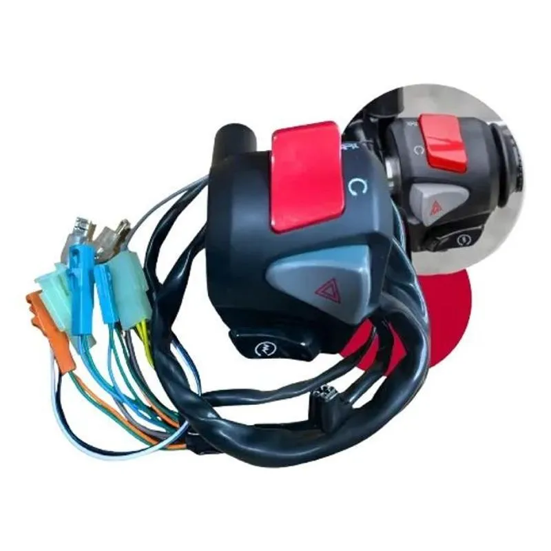 5x Punho Cb500 Interruptor Partida Universal Cg 160 Fan 160