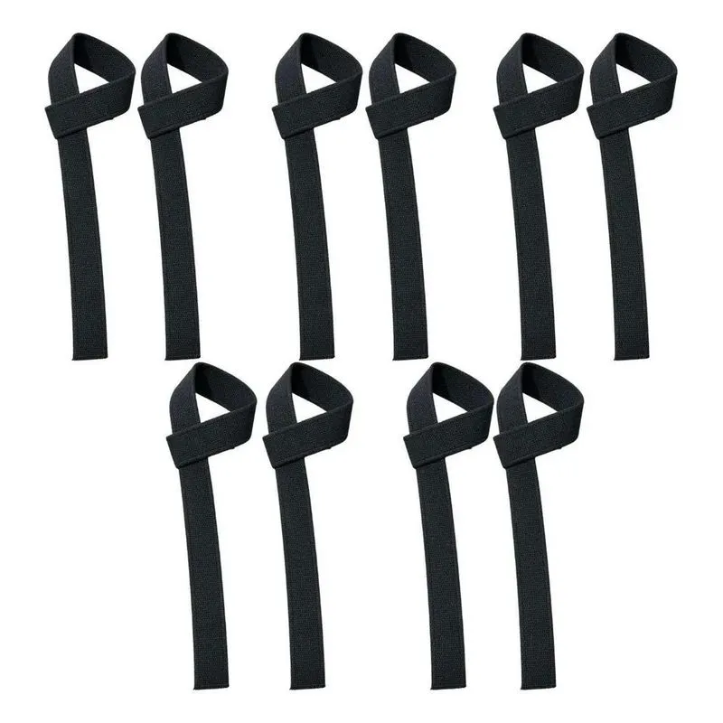 3x Kit 5x Pares Tala Strap 100% Algodão. P/musculação Academ