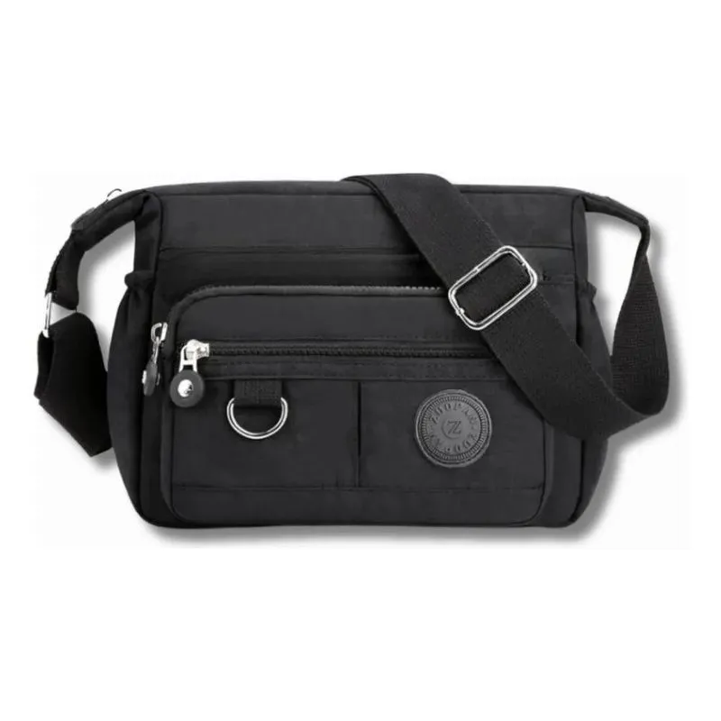 10x Bolsa Feminina Transversal Pequena Impermeável Nylon Co