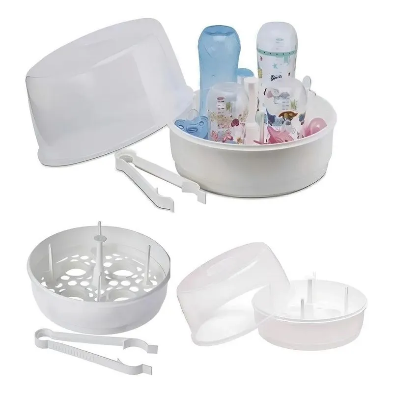 Esterilizador De Mamadeira Micro-ondas A Vapor Bebê Neopan 1