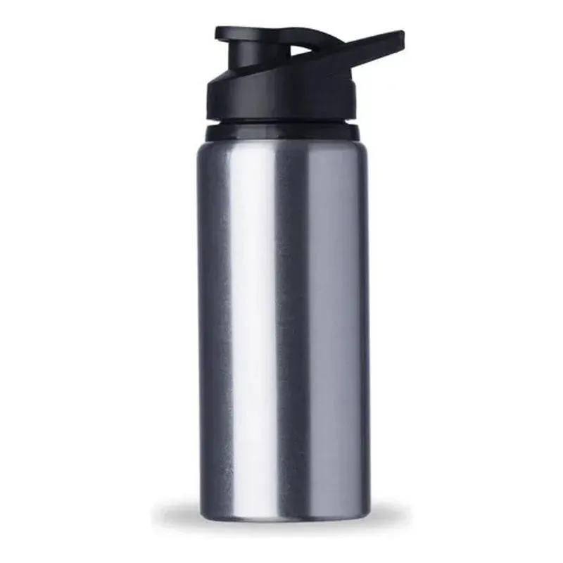 5x Squeeze Alumínio 600ml Garrafa Com Alça Água Garrafinha C