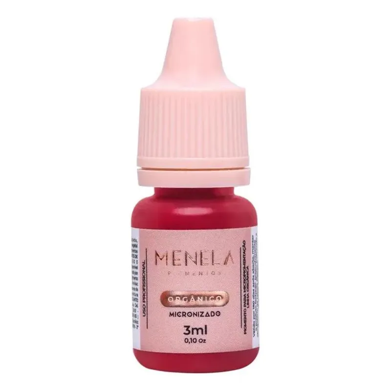 Pigmento Menela Orgânico Micropigmentação 3ml Cor Miss Cherr