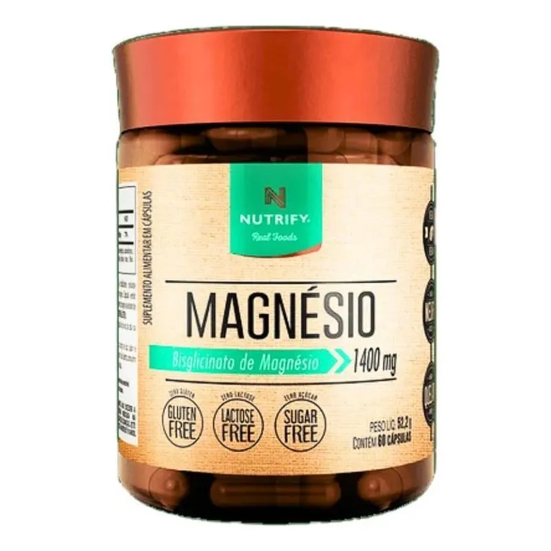 10x Magnesio Bisglicinato De Magnesio 1400mg Nutrify