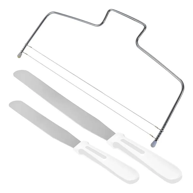 3x Kit 2 Espátulas Confeiteiro Nivelador Decorar Bolos E Tor