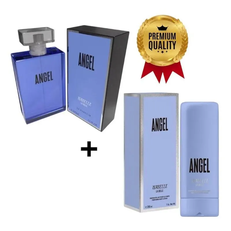 10x Lançamento Kit Hidratante Corporal Angel 200ml + Perfum