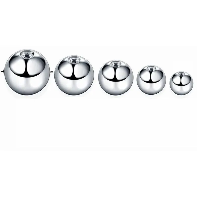 5x 10 Bolinhas Para Piercing Tragus Flat Helix Labret Umbigo