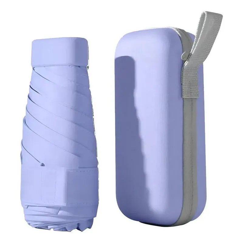Mini Guarda Chuva Bolsa Cápsula De Bolso Portátil Anti-uv Co