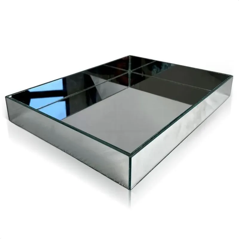 Bandeja Espelhada De Mesa Para Sala Jantar Bebidas Bar 30x20