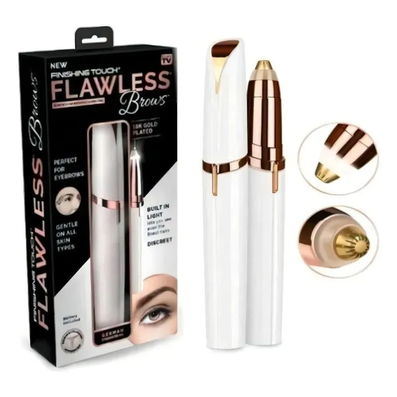 10x Caneta Depiladora Sobrancelhas Design Indolor Flawlbss
