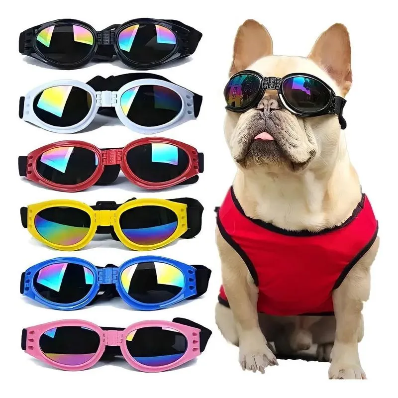 Óculos Para Cachorro De Sol Pet Cão Cães Proteçao Uv Ga Azul
