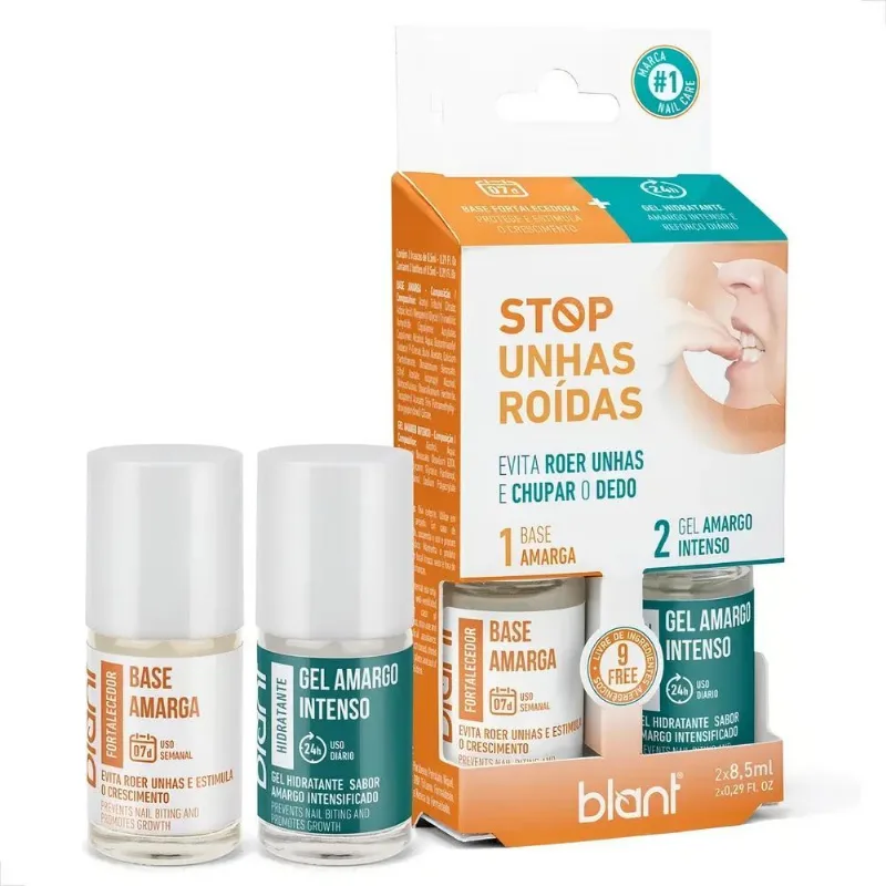 2x Blant Stop Unhas Roídas 2 Passos