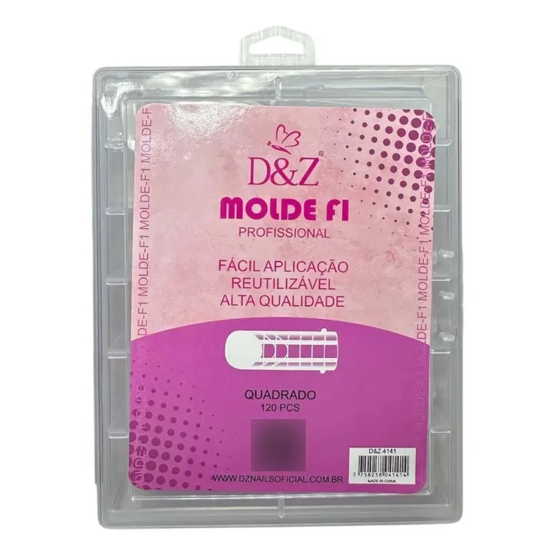 2x Molde F1 Reutilizavel Curvatura C Quadrada 120 Peças - D&amp;