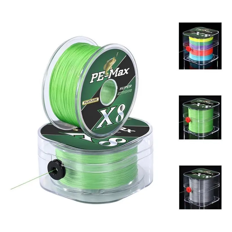 Linha De Pesca Multifilamento 500m 8 F Verde-0.16mm-7.5kg-1.
