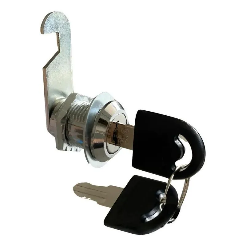 10x Fechadura Fecho Lingueta Com Chave Para Armário De Aço