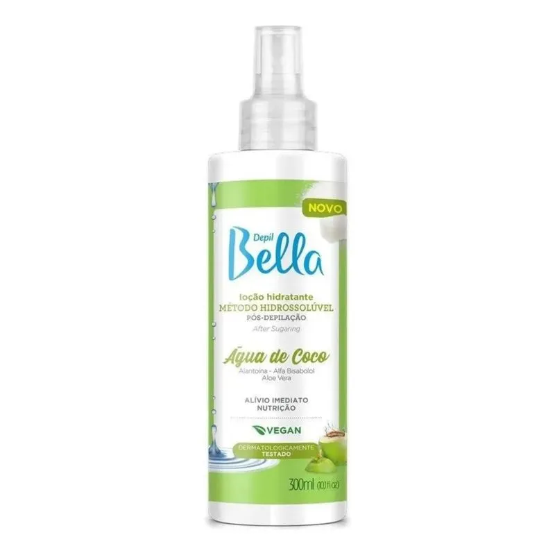 3x Loção Hidratante Pós Depilação Vegano Coco Depil Bella 30