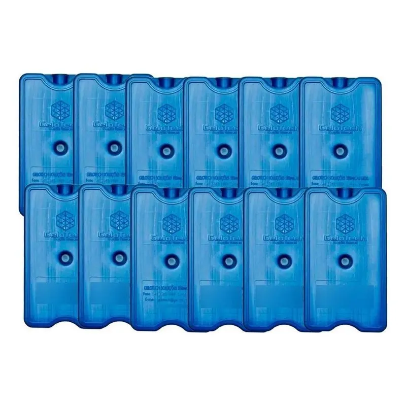 Gelo Artificial Gelo-x Reutilizável 400ml 10 Pçs