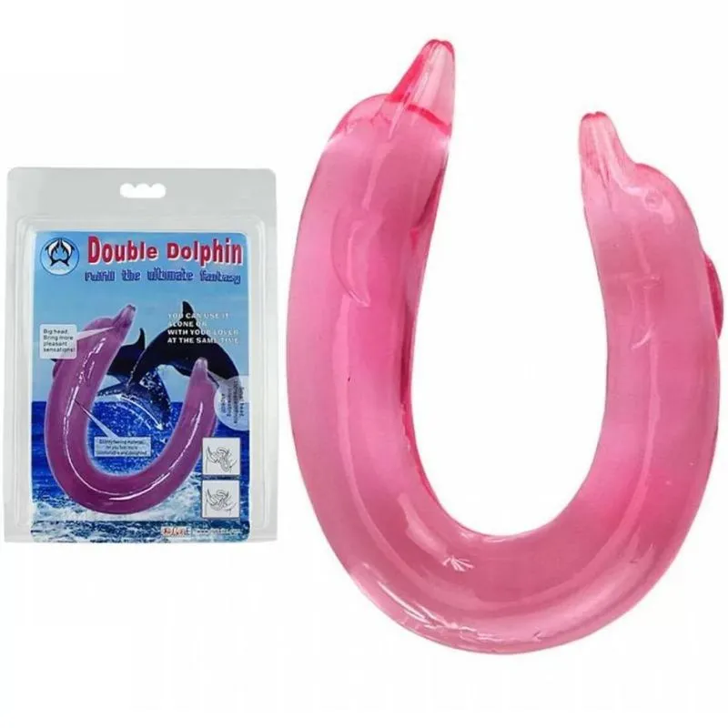 Dildo Duplo Golfinho - Double Dolphin - Baile - Sex Shop