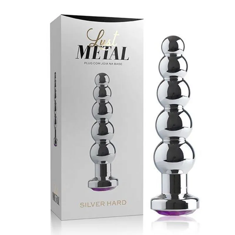 Plug Anal Joia Escalonado Lust Metal - Plug Hard - Sex Shop