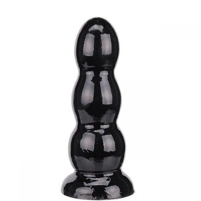 Plug Para Penetração Anal Preto Feito 16 X 4,5 Cm - Sexshop