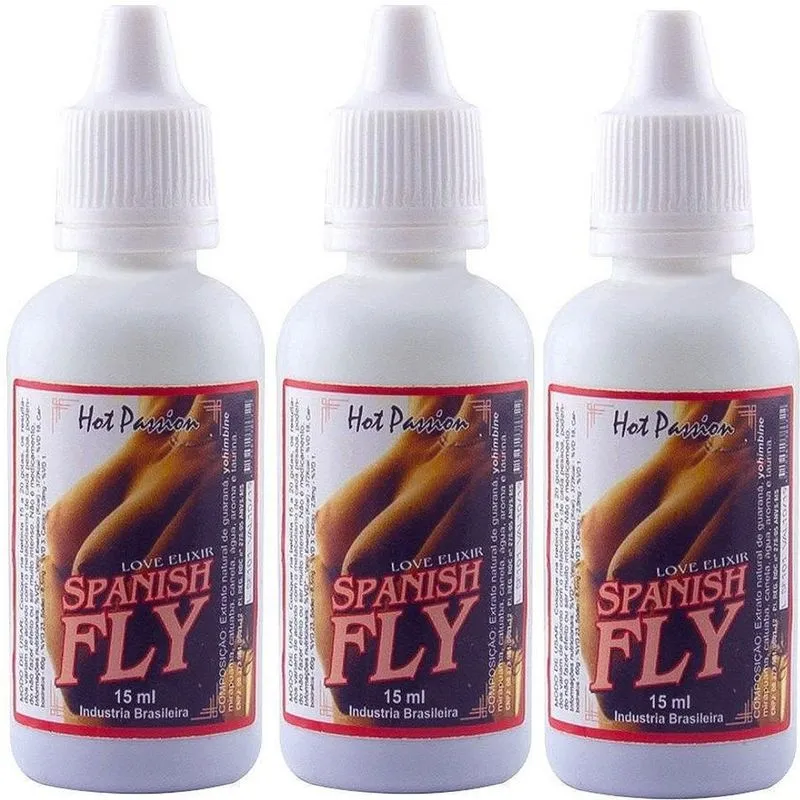 Kit 03 Bebida Afrodisiaca Spanish Fly Sicret Sex - Sex Shop