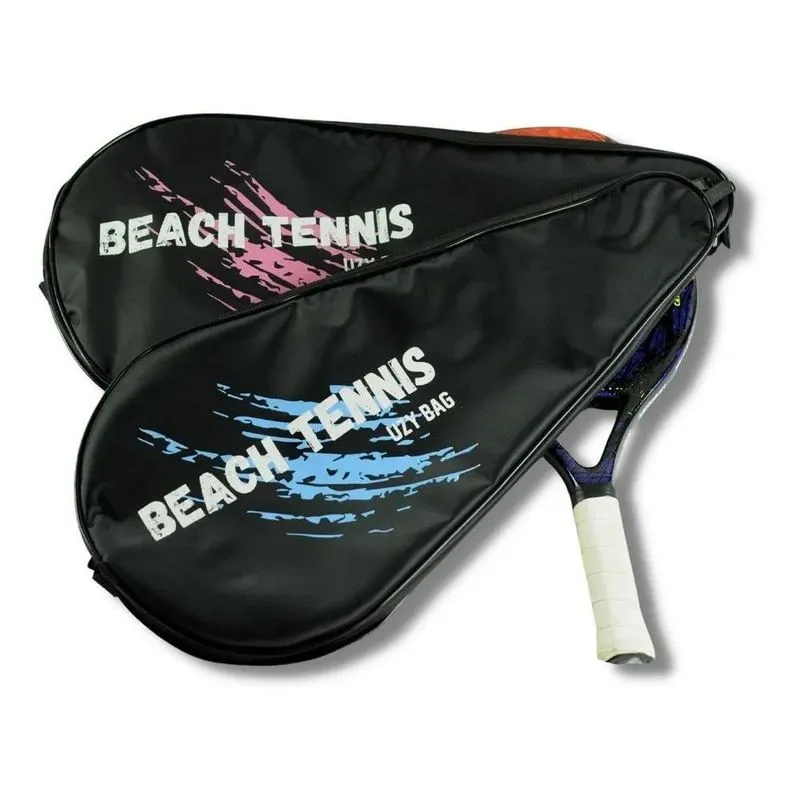 5x Capa De Raquete De Beach Tennis Raqueteira Tênis De Praia