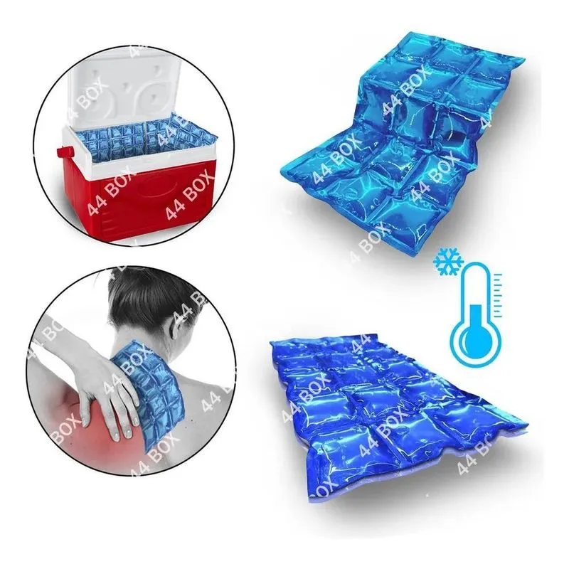 3x Bolsa Termico Compressa Gel Coolers Isopor Artificial Ofe