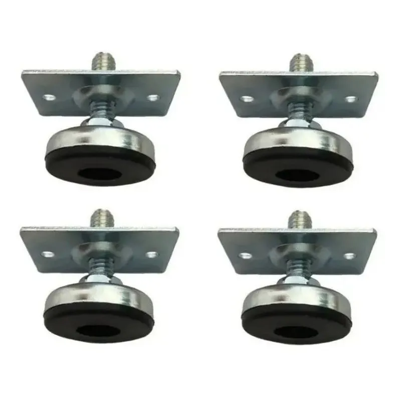 Sapata Pé Nivelador Com Placa 30x45mm Rosca 5/16 Para Móveis