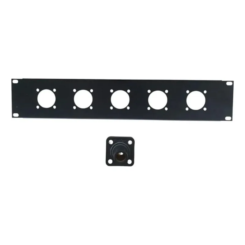2x Painel Régua Padrão Rack 19 2u Para 5 Camlook 400amp 600v