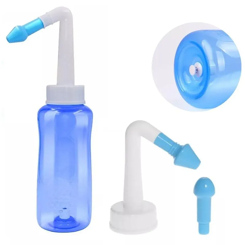 Lavador Nasal Azul Rinite Sinusite Moderno