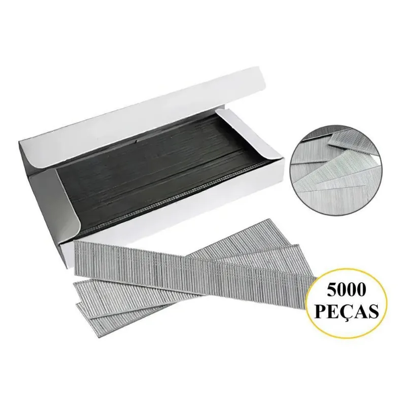 10x Caixa Com 5000 Pino Aço T Para Pinador Pneumatico 20mm