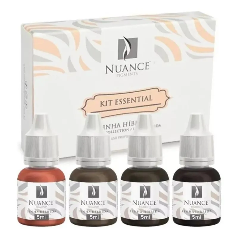 Kit Nuance Pigmentos Hibrido Micropigmentação Sobrancelhas C
