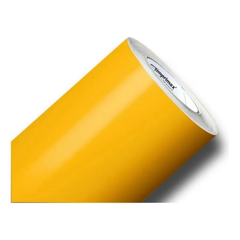 Papel Adesivo Contact Fosco 2m X 45cm Cores Cor Amarelo