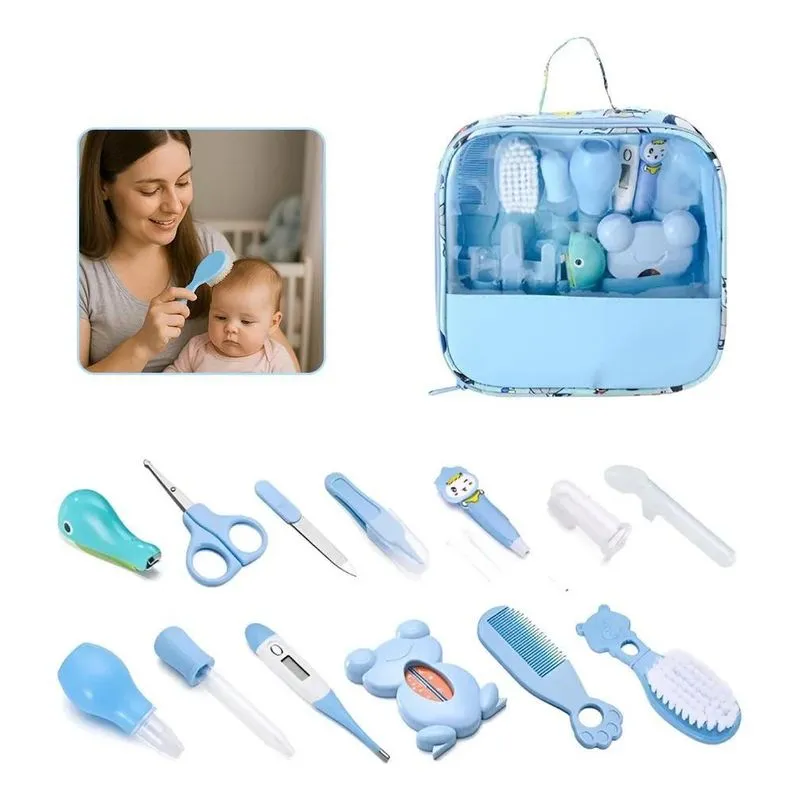 Kit Bolsa Higiene Cuidados Saúde Bebê Recém Nascido Completo
