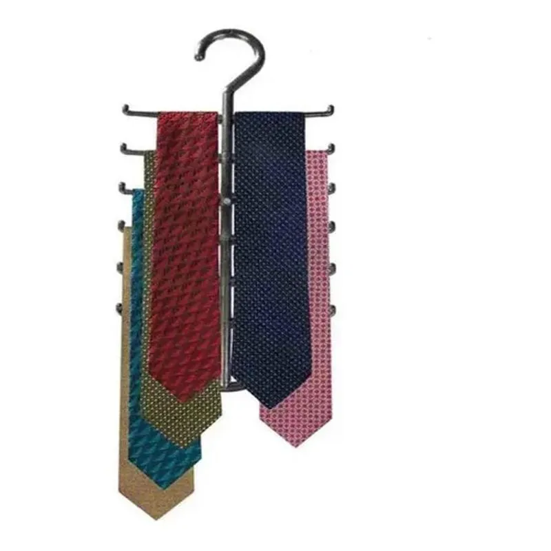 3x Injeplastic Cabide Multiuso Para Cintos Gravatas Bolsas B