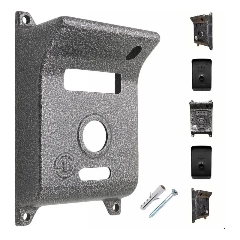 3x Protetor Para Video Porteiro Intelbras Ivr 1010 Cinza Cin
