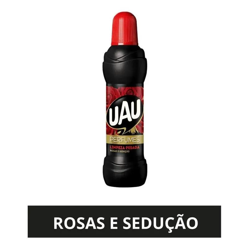 5x Uau Limpeza Pesada Garrafa - Unidade - 1 - 500 Ml - Ros