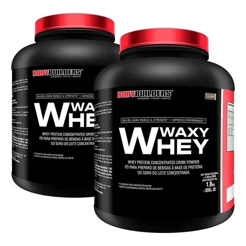 10x Combo 2x Whey Protein Waxy Whey 2kg Bodybuilders Sabor