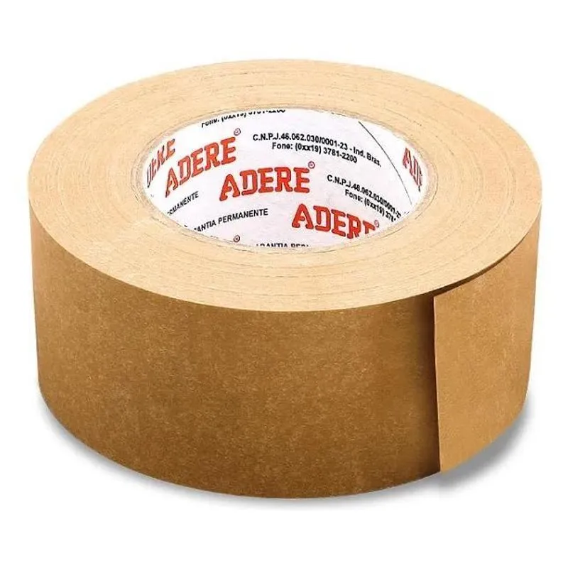 5x Fita Adesiva Kraft Embalagem Papel Crepado 50mm X 100m Co