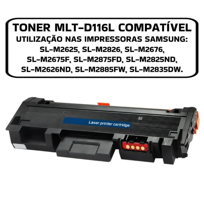 Toner Samsung Mlt-d116l D116 116l Sl-m2885fw Sl-m2835dw