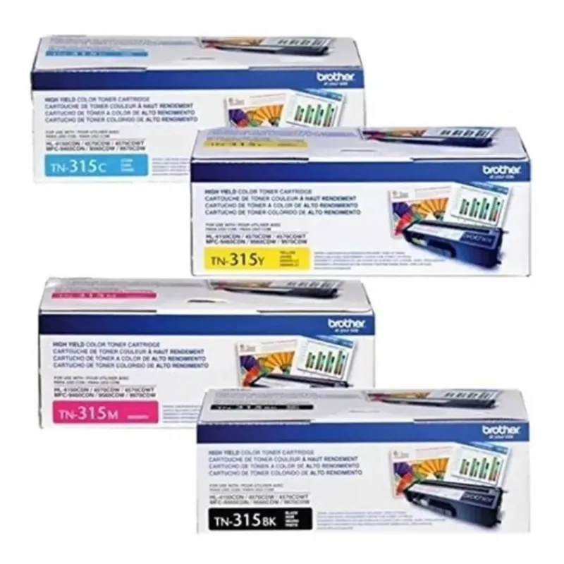Kit Com 04 Toner Original Tn315 Para Laserjet MFC9460CDN