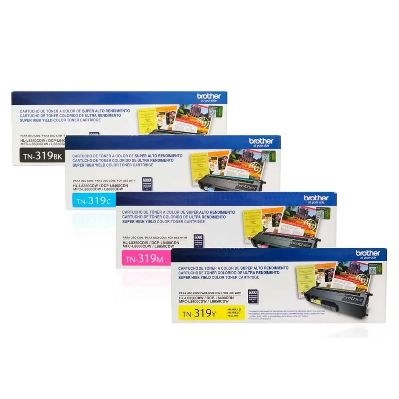 Kit 04 Cartucho De Toner Original Tn319 Para MFC8850CDW