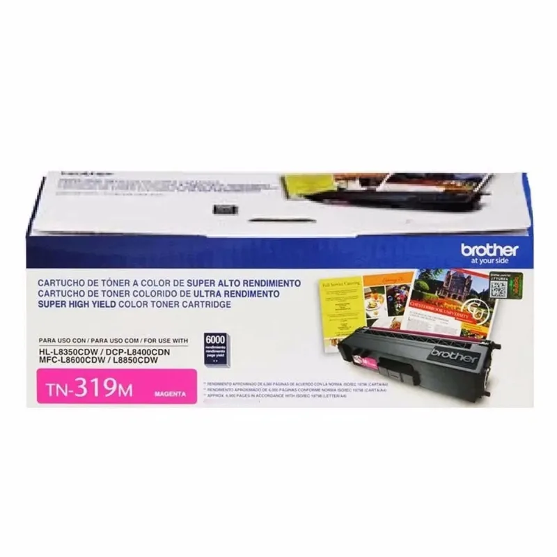 Cartucho De Toner Tn319 Original Magenta Para Laserjet DCPL8400CDN
