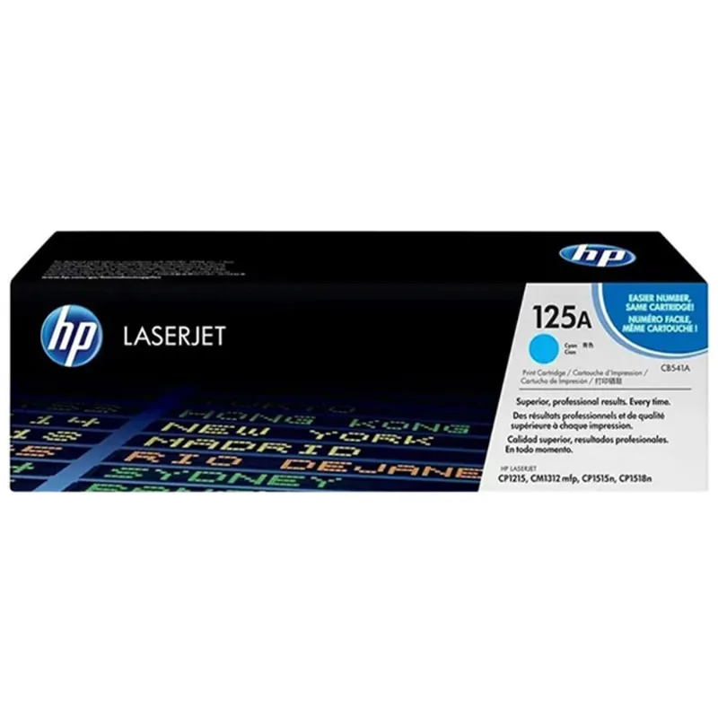Toner hp CB541A CB541AB 125A ciano CP1515 CP1518 CM1312 CP1215 original 1.4K