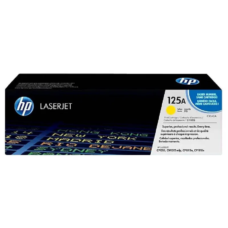 Toner Hp 125a Cb542ab Amarelo 16377 Original