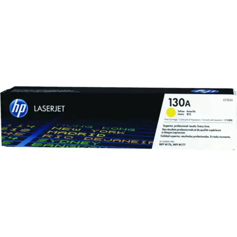 Toner Hp 130a Original Cf352a Amarelo Mfp M176 Mfp M177