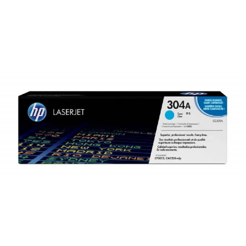 Toner Hp Cc531a Cp2025 304a Original Cm2320 Cp2025 Ciano