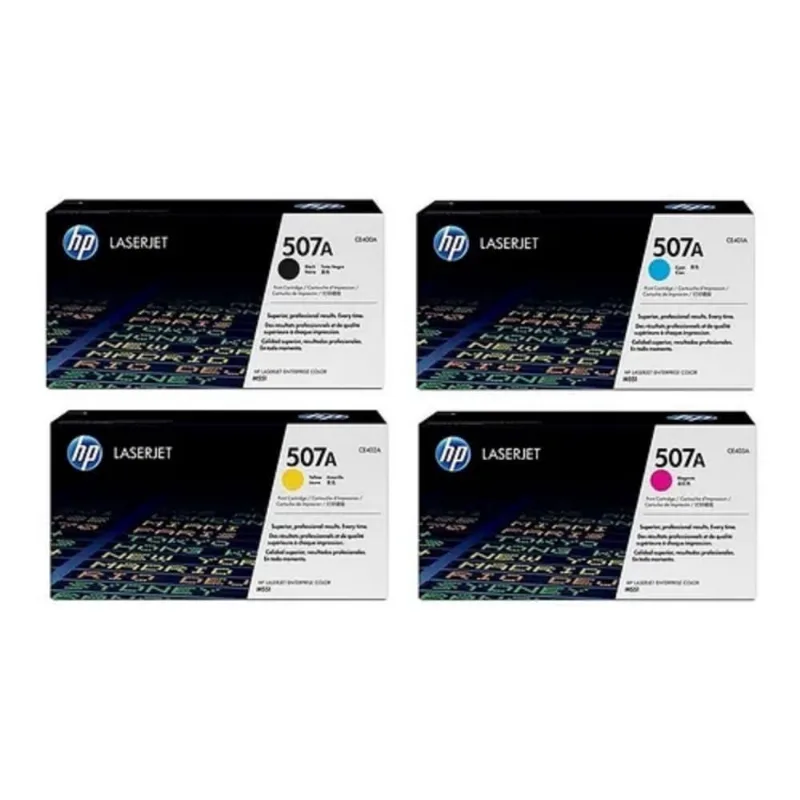 Kit 04 Toner Hp Original 507a Ce400a M575f M575 M570dn M551dn M551