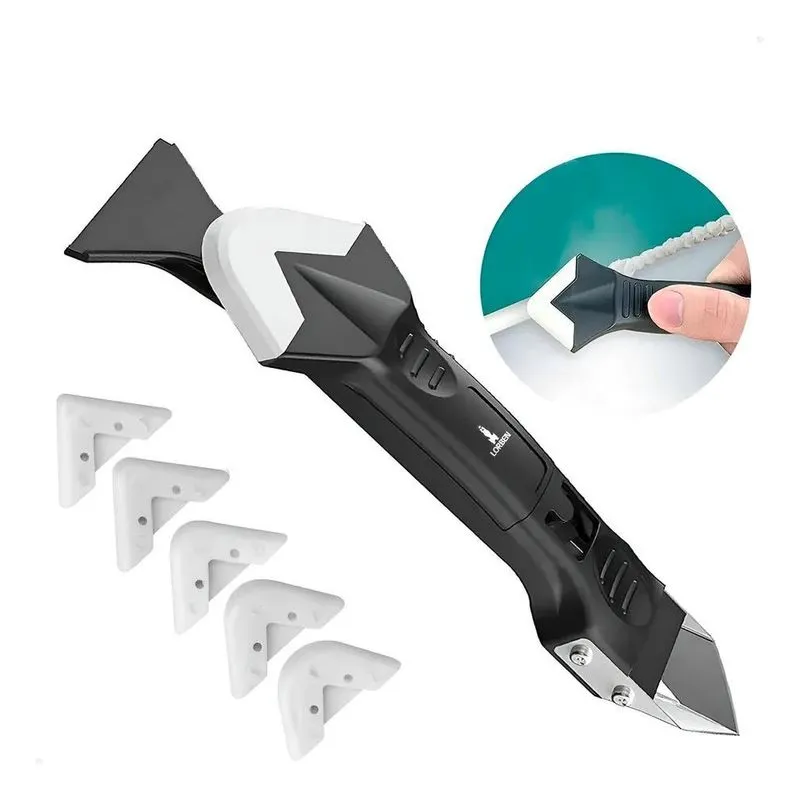Espátula Rejunte Raspador Removedor Calafetagem Silicone 3x1