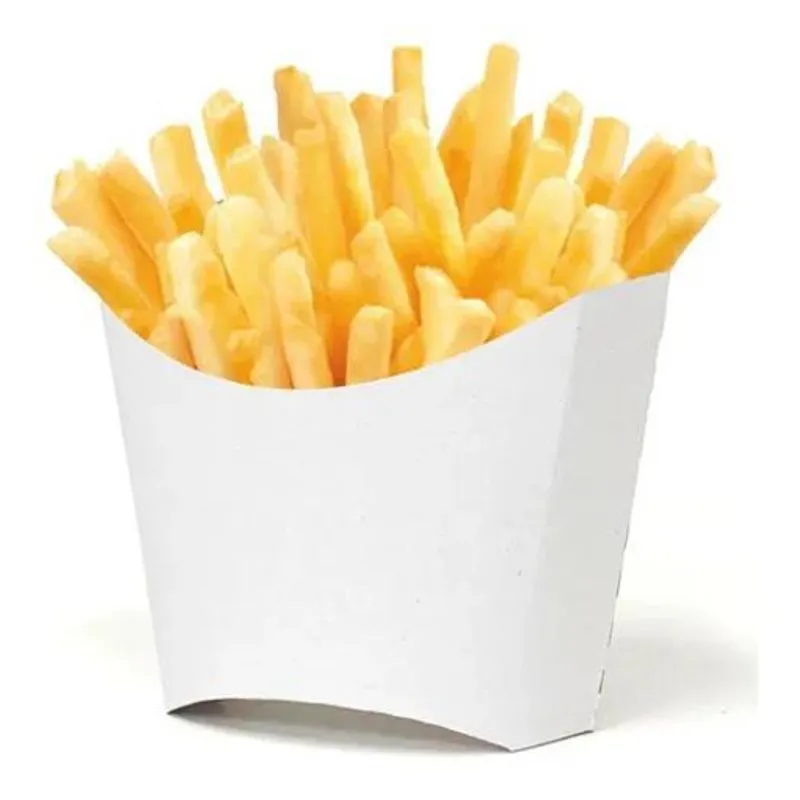 10x Caixa Embalagem Para Batata Frita P - 500 Unidades Cor
